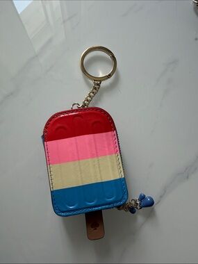 Kate Spade ♠️ Snack Stand Popsicle Keychain Coin Purse 👛